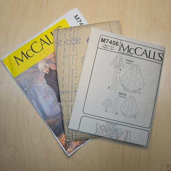 McCALL'S #M7456 - LADIES "EMMA SWAN-ONCE UPON A TIME" COSTUME PATTERN 6-14 - Picture 4 of 4